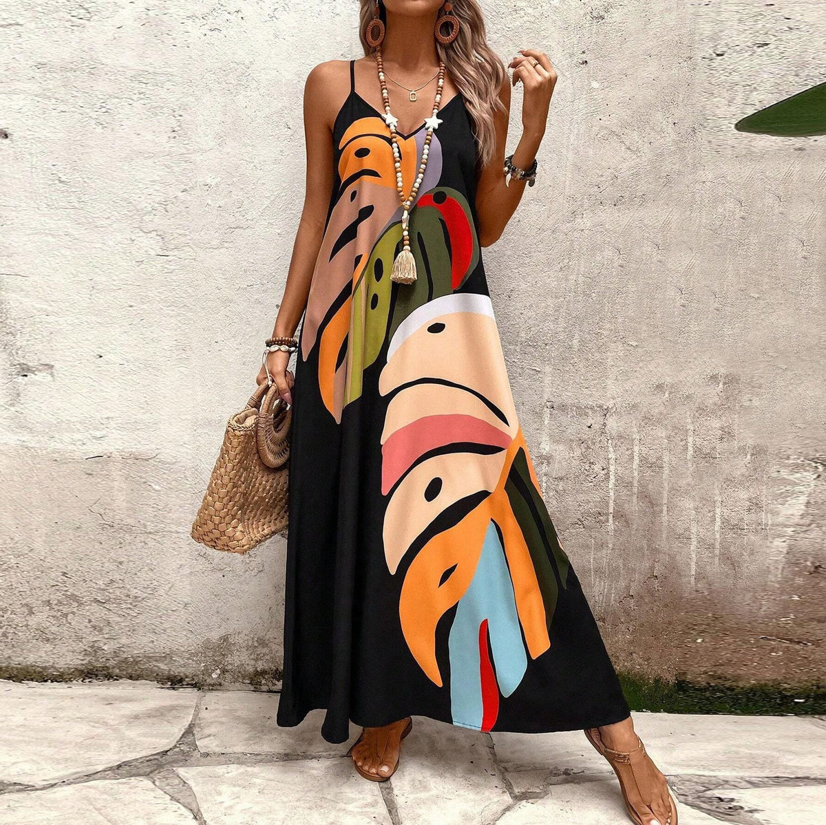 Vacation loose dress