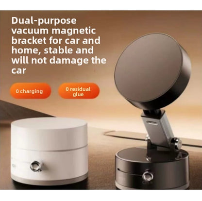 Vacuum car magnetic phone stand