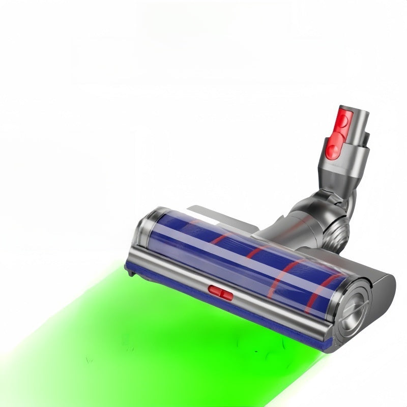 Vacuum Cleaner Compatible Floor Brush with Green Light Dust Display