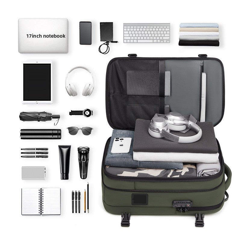 Vacuum Compression Backpack Expandable Waterproof Travel Bag