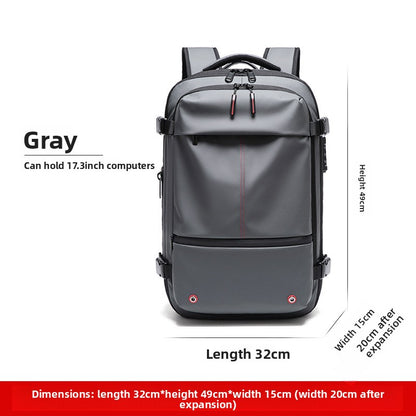 Vacuum Compression Backpack Expandable Waterproof Travel Bag