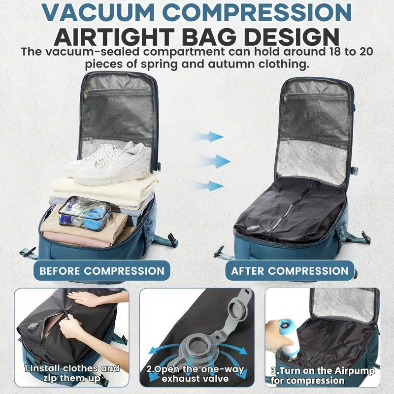 vacuum compression backpack
