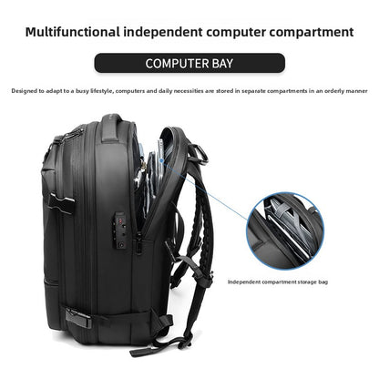 Vacuum compression backpack