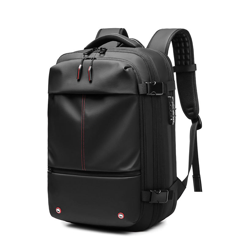 Vacuum compression backpack