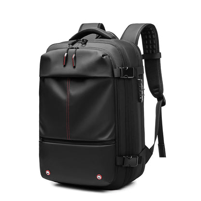 Vacuum compression backpack