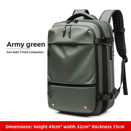 Vacuum compression backpack