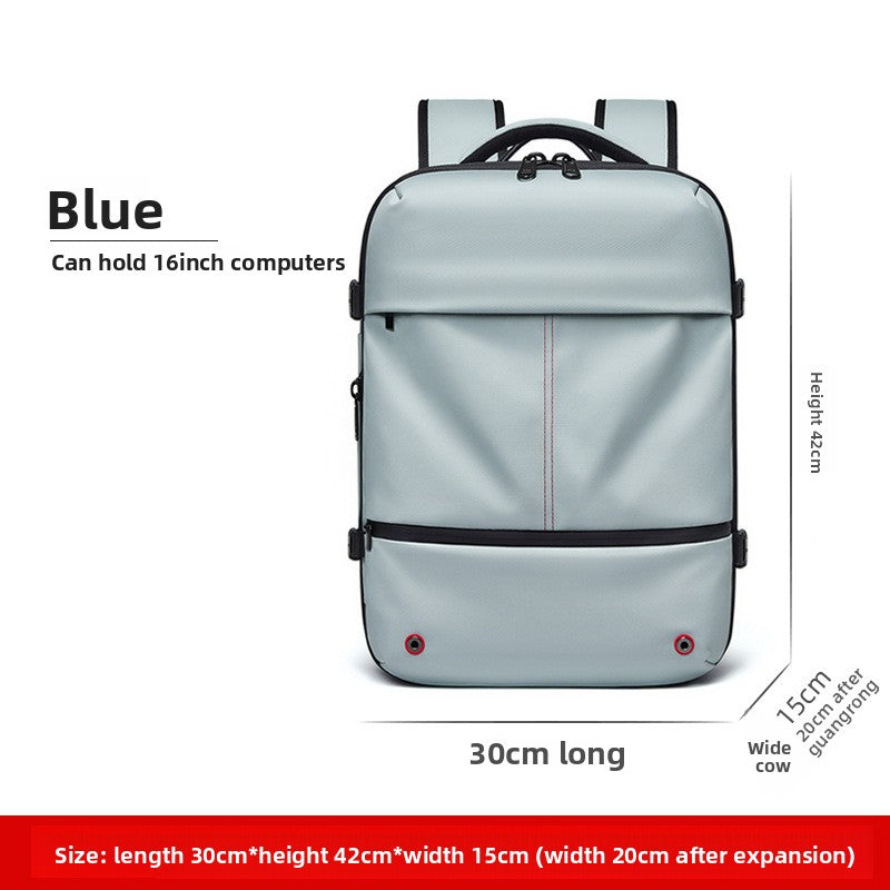 Vacuum compression backpack