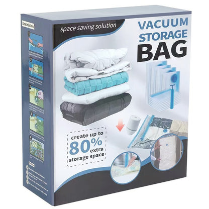 Vacuum Compression Storage Bags with Air Pump
