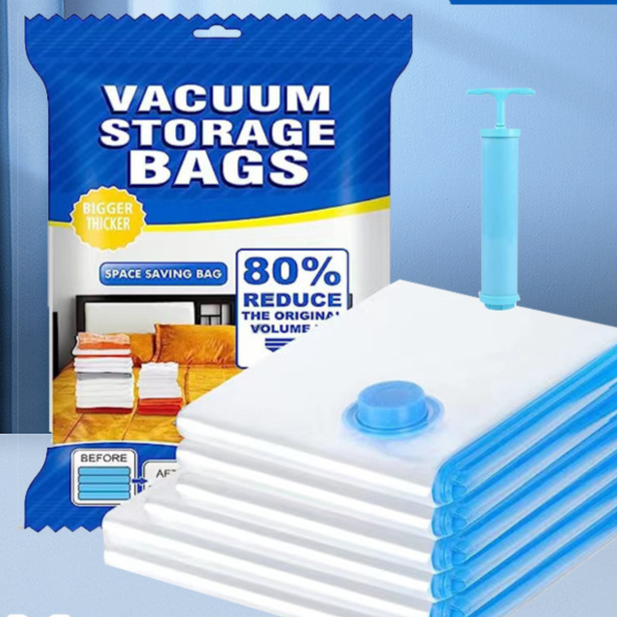 Vacuum Compression Storage Bags with Air Pump