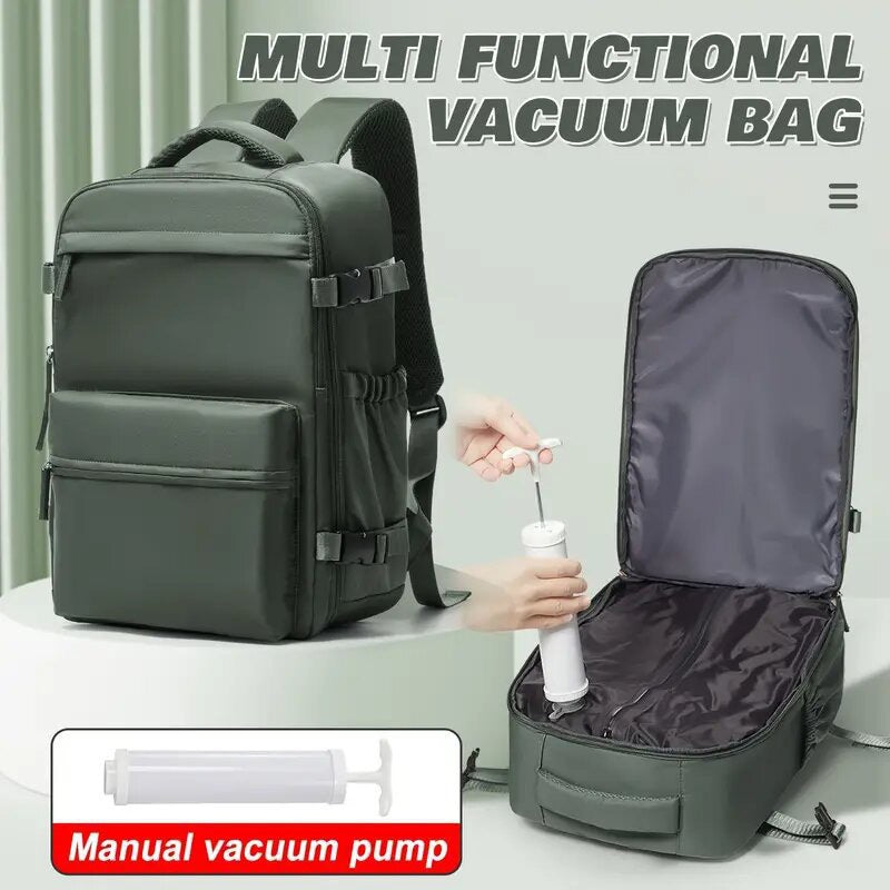 Vacuum Compression Travel Backpack