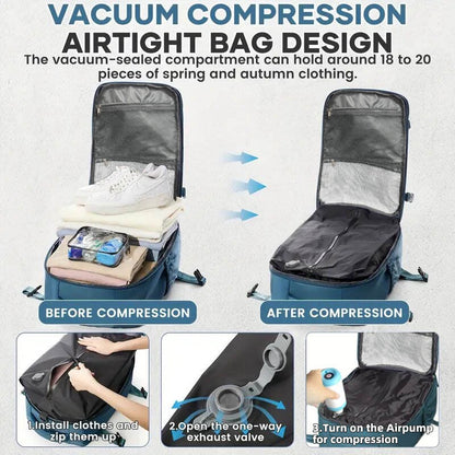Vacuum Compression Travel Backpack