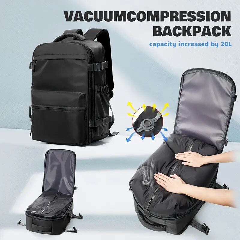 Vacuum Compression Travel Backpack
