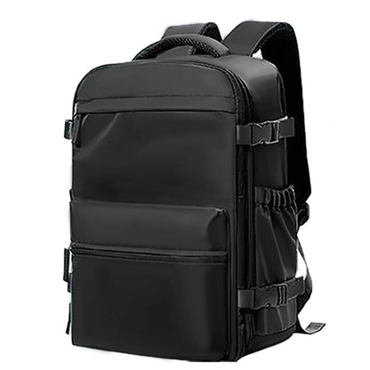 Vacuum Compression Travel Backpack with Expandable Capacity