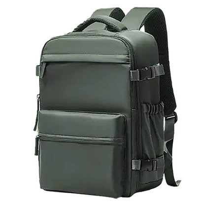 Vacuum Compression Travel Backpack with Expandable Capacity