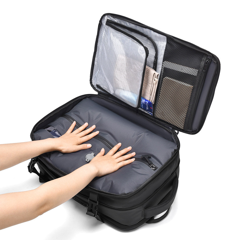 Vacuum Compression Travel Backpack with Laptop Compartment