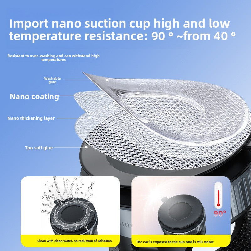 Vacuum epoxy resin adsorption magnetic car mobile phone stand