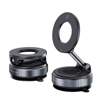 Vacuum epoxy resin adsorption magnetic car mobile phone stand