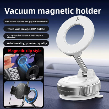 Vacuum epoxy resin adsorption magnetic car mobile phone stand