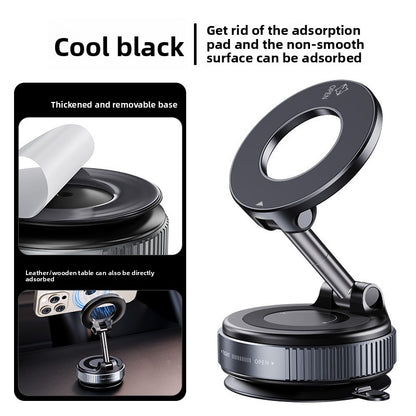 Vacuum epoxy resin adsorption magnetic car mobile phone stand