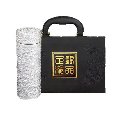 Vacuum-insulated tea cup