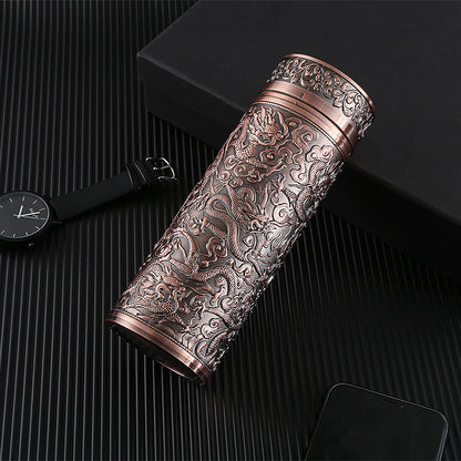Vacuum-insulated tea cup