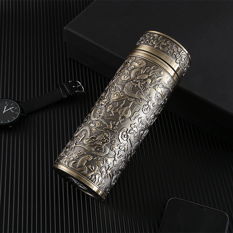 Vacuum-insulated tea cup