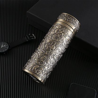 Vacuum-insulated tea cup