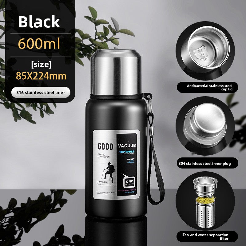 Vacuum Insulated Thermos with Tea Strainer