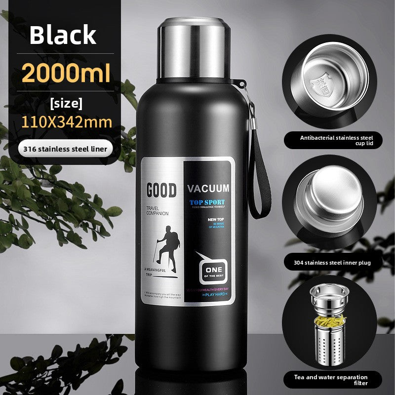 Vacuum Insulated Thermos with Tea Strainer