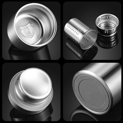 Vacuum Insulated Thermos with Tea Strainer
