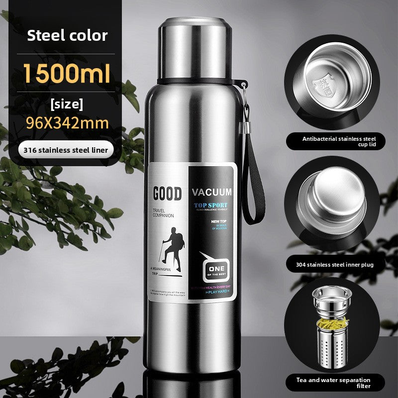 Vacuum Insulated Thermos with Tea Strainer