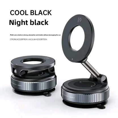 Vacuum Magnetic Car Phone Holder Foldable 360 Adjustable