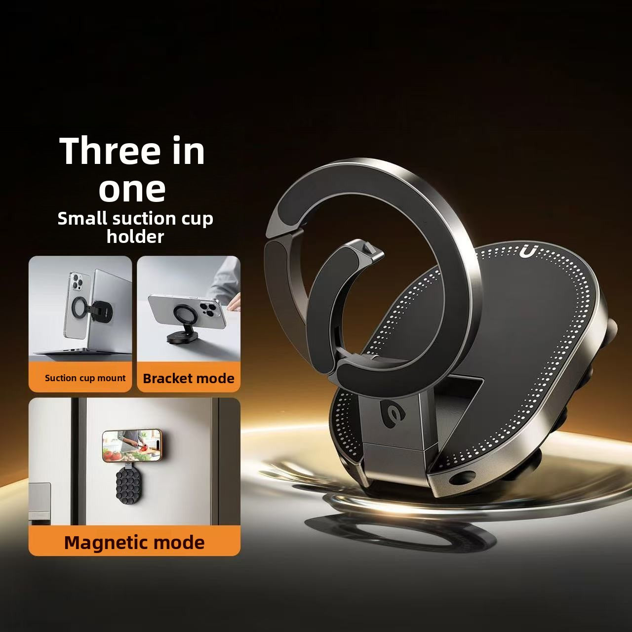 Vacuum Magnetic Car Phone Holder