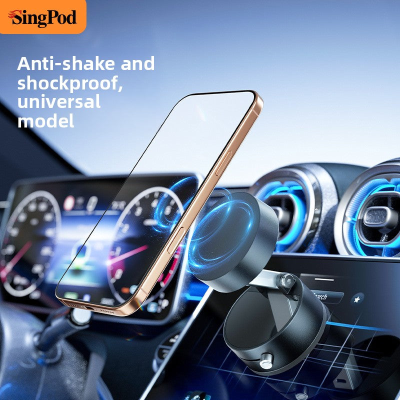 Vacuum Magnetic Car Phone Holder