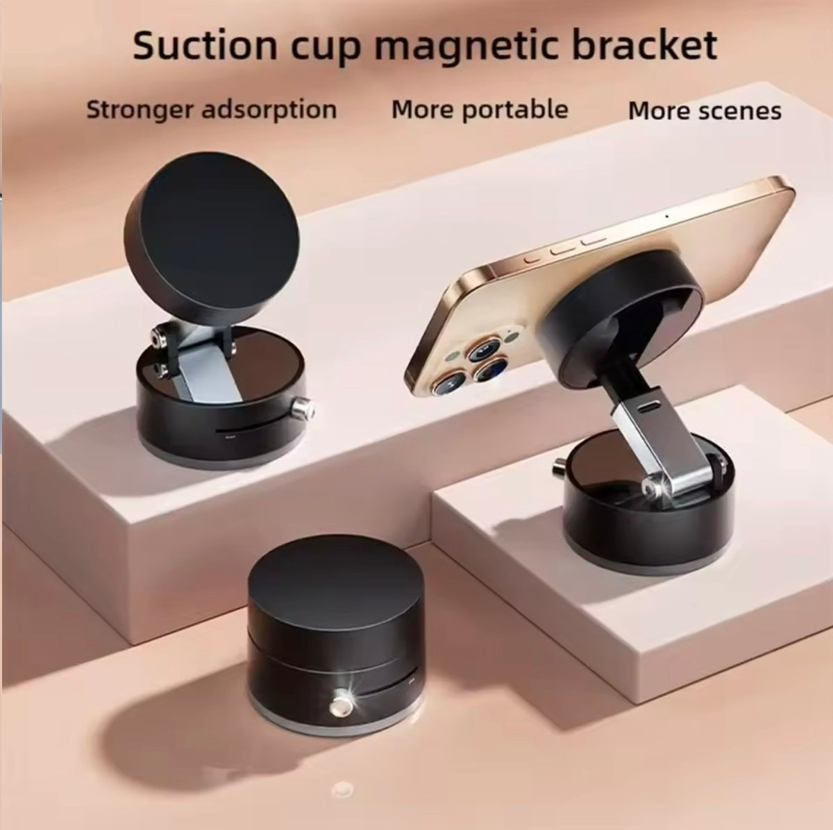 Vacuum phone holder