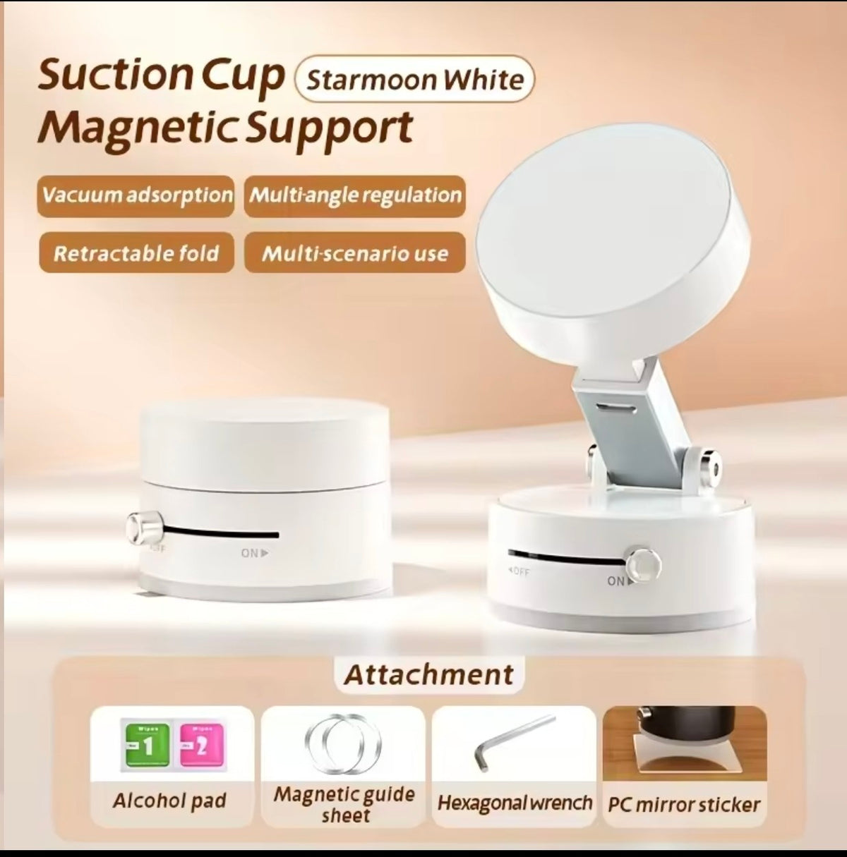 Vacuum phone holder