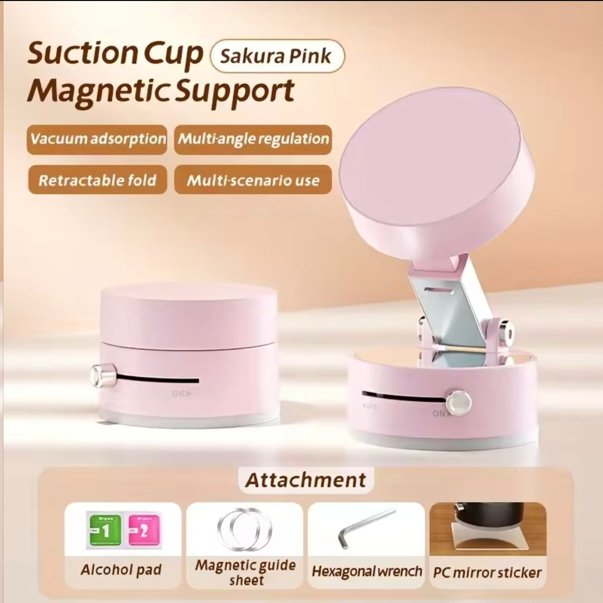 Vacuum phone holder
