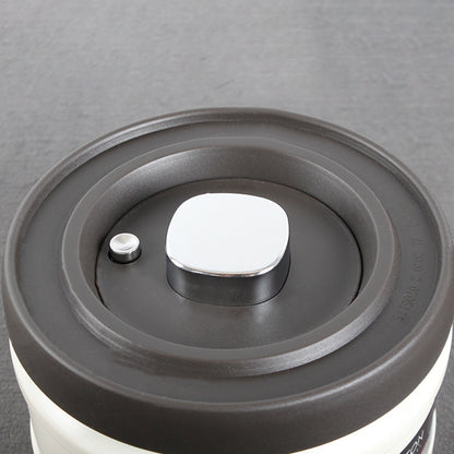 Vacuum Sealed Stainless Steel Storage Jar for Coffee Tea Grains