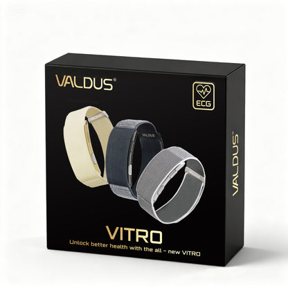 Valdus Vitro Screenless ECG Smart Watch