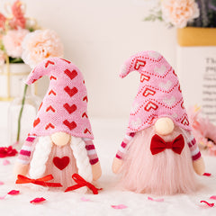 Pink valentines day doll for men