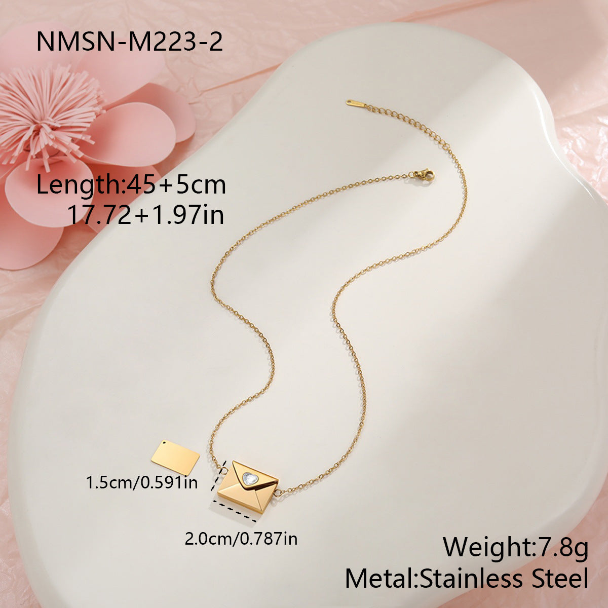 Valentine's Day gift: heart necklace