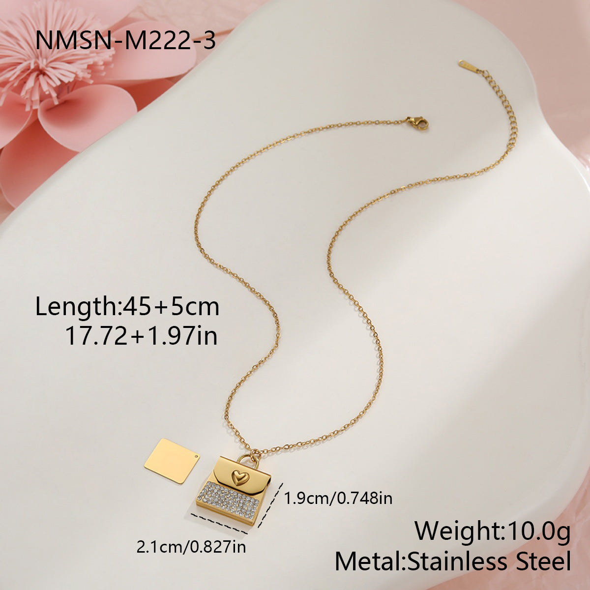 Valentine's Day gift: heart necklace