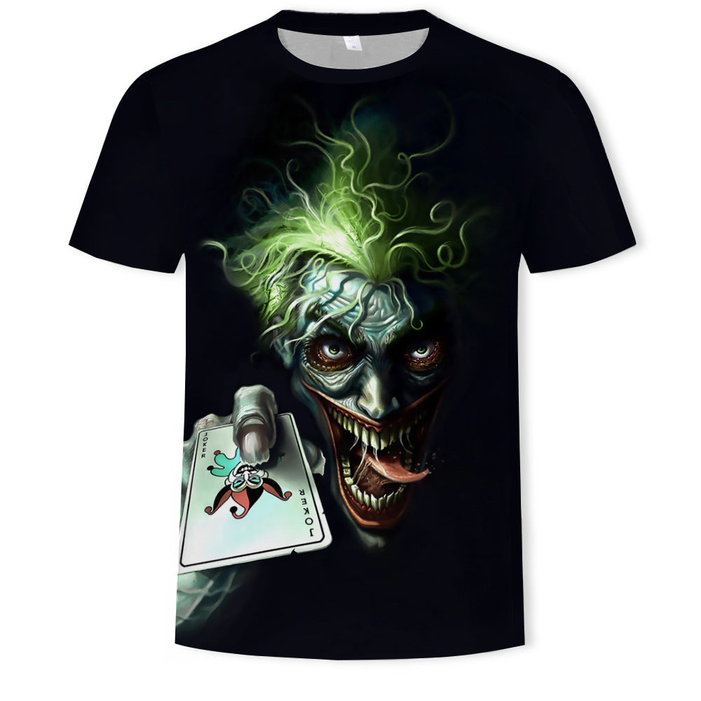 Vampire 3D Digital Printing Short Sleeve Shirt