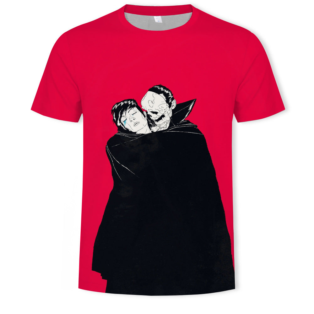 Vampire 3D Digital Printing Short Sleeve Shirt