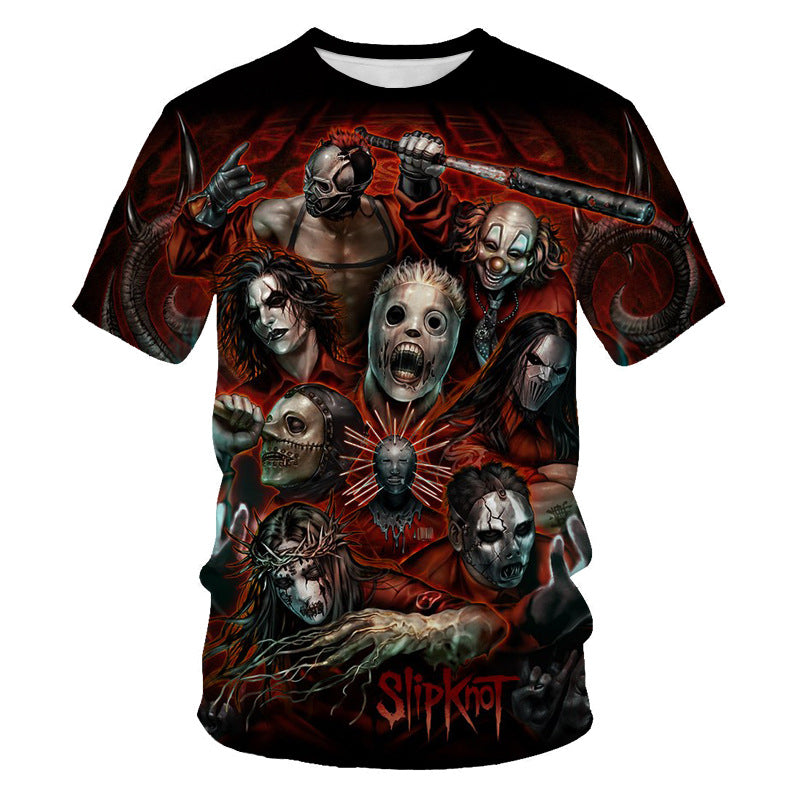 Vampire 3D Digital Printing Short Sleeve Shirt