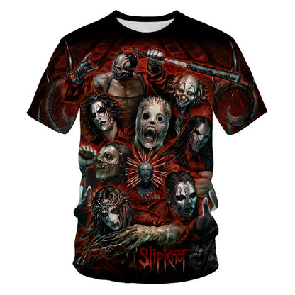 Vampire 3D Digital Printing Short Sleeve Shirt