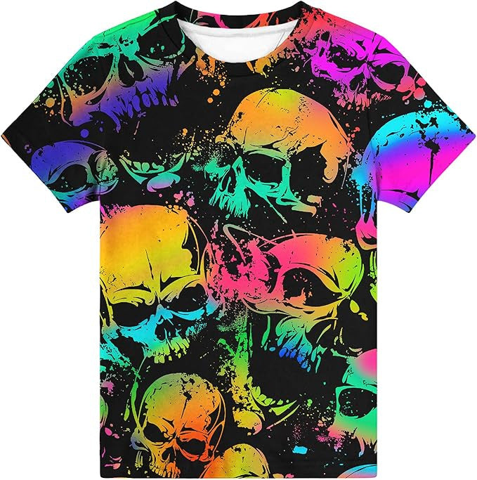 Vampire 3D Digital Printing Short Sleeve Shirt