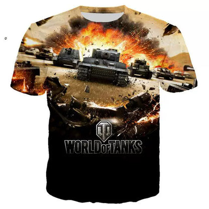 Vampire 3D Digital Printing Short Sleeve Shirt