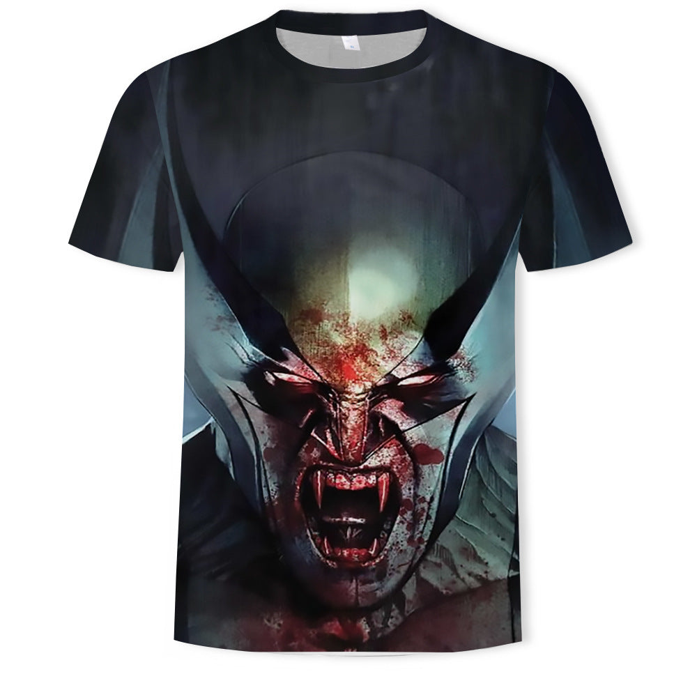 Vampire 3D Digital Printing Short Sleeve Shirt