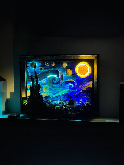 Van Gogh Starry Night Building Blocks